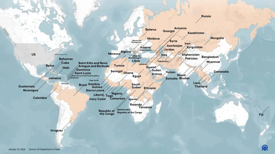 1 月 21 日起這些國家的「移民簽證」暫停發放？